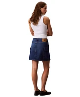 Calvin Klein Jeans Women's Denim Cargo Skirt