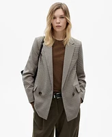 Mango Women's Double-Breasted Jacket