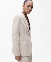 Mango Women's Structured Suit Jacket