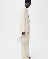 Mango Women's Double-Breasted Suit Jacket
