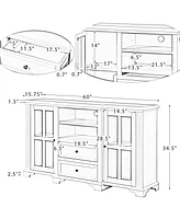 Dietrich 60" Tv Stand with 2 Drawers & Shelf