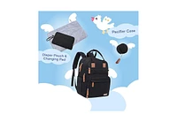 iniuniu Diaper Bag Backpack, Unisex Baby Bags for Boys Girls, Waterproof Travel