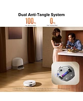 Roborock Qrevo Curv 5A1 Robot Vacuum and Mop with Zero-Tangling Design, FlexiArm Tech & Hands-Free Dock, Auto Mop Lifting, Pet Friendly