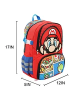 Super Mario Brothers Favorite Characters Youth 16" Sports Backpack and Gym Bag