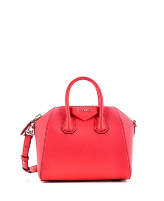 Pre-Owned Givenchy Mini Antigona Bag Leather