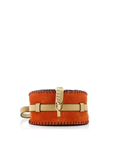Pre-Owned Chloe Small Marcie Crossbody Bag Leather with Constrast Stitch Detail