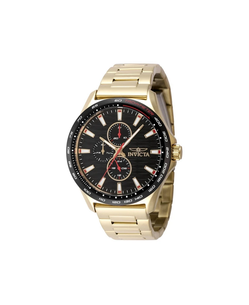Invicta Men's 48871 Invicta Racing Quartz Chronograph Black Dial Watch