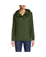 Lands' End Women's Packable Water Resistant Upf 50 Windbreaker Jacket