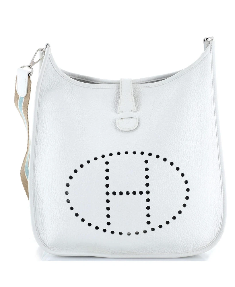 Pre-Owned Hermes Gm Evelyne Bag Gen I Clemence