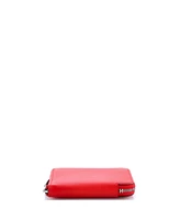 Pre-Owned Hermes Compact Azap Zip Around Wallet Silk'in Epsom