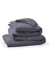 Unikome All Season White Goose Down Fiber Comforter, Full/Queen