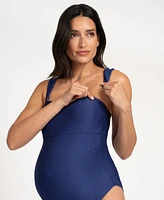 Seraphine Women's Bandeau Maternity Swimsuit