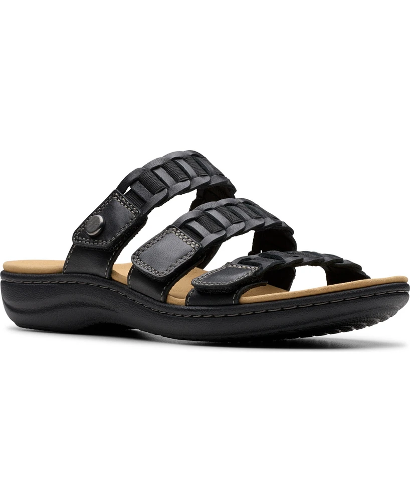 Clarks Collection Women's Laurieann Hope Slip-On Flat Sandals