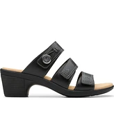 Clarks Collection Women's Emily2 Adella Block Heel Sandals