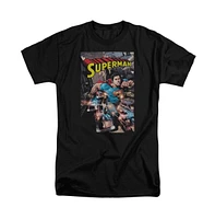 Superman Men's Action One Short Sleeve Adult Tee / T-Shirt