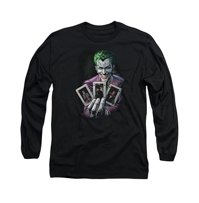 Batman Men's 3 Of A Kind Long Sleeve Adult Tee / T-Shirt