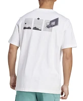 adidas Men's Basketball Photograph Logo Graphic T-Shirt