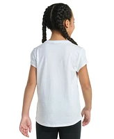 adidas Big Girls Short-Sleeve Essential Logo Graphic Cotton T-Shirt