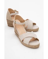Miria Leather Platform Espadrille (Women)