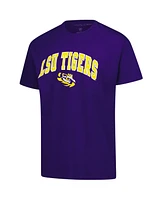Fanatics Unlabeled Men's Purple Lsu Tigers Logo T-Shirt