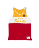 Mitchell & Ness Men's Red Houston Rockets Hardwood Classics Tank Top