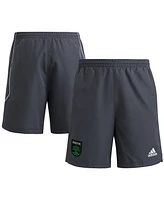 Adidas Men's Gray Austin Fc 2025 Travel Shorts