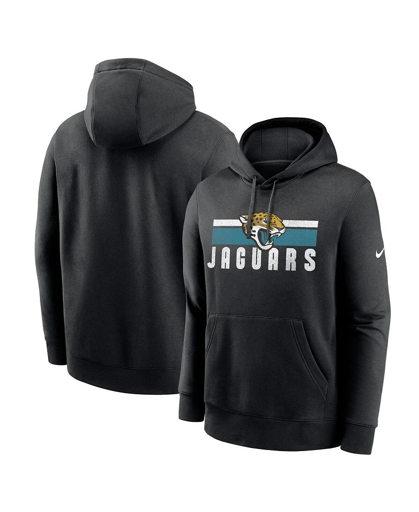 Nike Men's Black Jacksonville Jaguars Club Fleece Pullover Hoodie