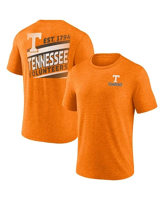 Fanatics Men's Heather Tennessee Orange Volunteers Ideal Faded Tri-Blend T-Shirt
