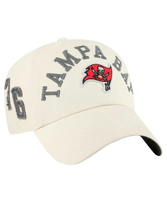 '47 Brand Men's Cream Tampa Bay Buccaneers Clubhouse Faber Clean Up Adjustable Hat