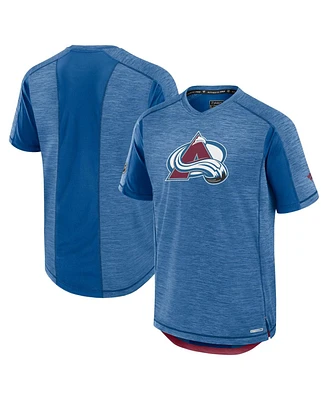 Fanatics Men's Blue Colorado Avalanche Authentic Pro Rink Tech T-Shirt