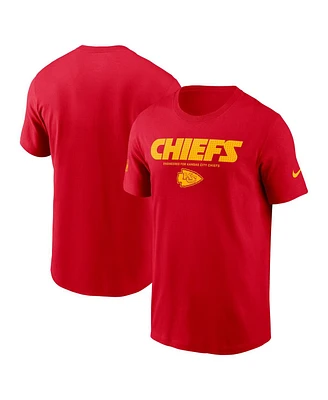 Nike Men's Red Kansas City Chiefs Sideline Performance T-Shirt