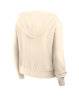 Nike Women's Cream Buffalo Bills Glory Cropped Full-Zip Hoodie