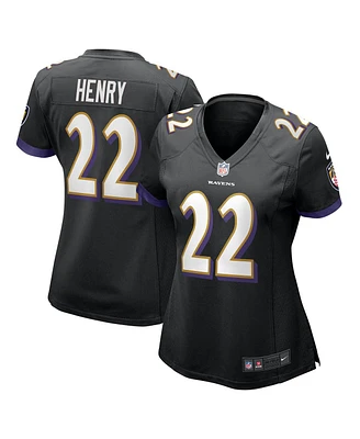Nike Women's Derrick Henry Black Baltimore Ravens Alternate Game Jersey