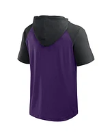 Logo Athletic Men's Purple Baltimore Ravens Prime Hoodie T-Shirt