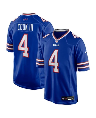 Nike Men's James Cook Iii Royal Buffalo Bills Team Game Jersey