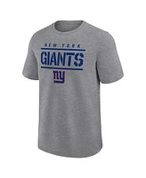 Logo Athletic Men's Heather Gray New York Giants Top Notch T-Shirt