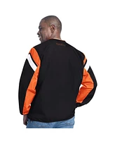 G-iii Sports by Carl Banks Men's Black San Francisco Giants Double Coverage V-Neck Pullover Sweatshirt