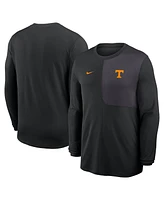 Nike Men's Black Tennessee Volunteers 2025 Sideline Coach Uv Performance Long Sleeve T-Shirt