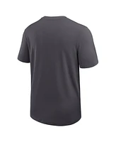 Nike Men's Anthracite Oregon Ducks 2025 Sideline Uv Performance Coach T-Shirt