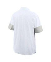 Nike Men's White Penn State Nittany Lions 2025 Sideline Short Sleeve Quarter-Zip Coach Jacket