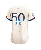 Nike Women's Mookie Betts Cream Los Angeles Dodgers City Connect Limited Jersey
