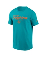 Nike Men's Aqua Miami Dolphins Sideline Performance T-Shirt