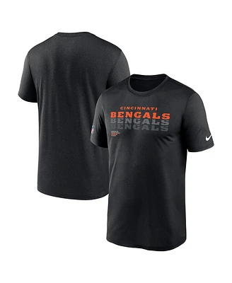 Nike Men's Black Cincinnati Bengals Sideline Legend Performance T-Shirt