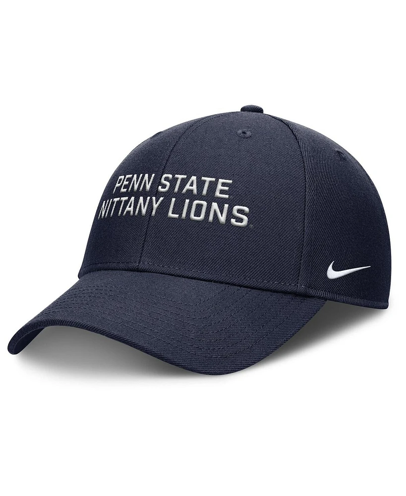 Nike Men's Navy Penn State Nittany Lions Rise Practice Adjustable Hat