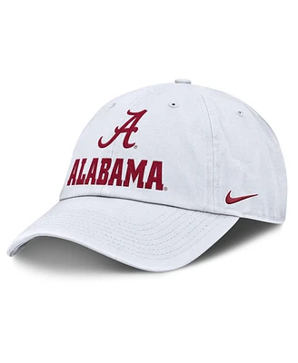 Nike Men's White Alabama Crimson Tide 2025 Sideline Club Adjustable Hat