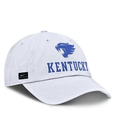 Nike Men's White Kentucky Wildcats 2025 Sideline Club Adjustable Hat