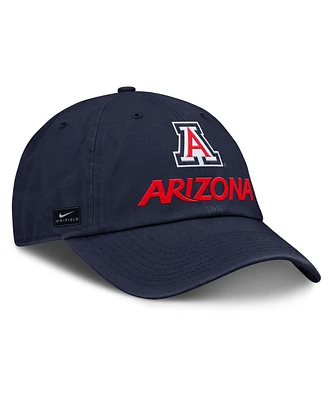 Nike Men's Navy Arizona Wildcats 2025 Sideline Club Adjustable Hat