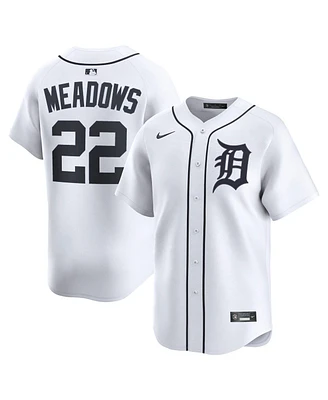 Nike Men's Parker Meadows White Detroit Tigers Home Limited Player Jersey