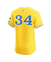 Nike Men's David Ortiz Gold Boston Red Sox City Connect Elite Jersey