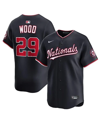 Nike Men's James Wood Navy Washington Nationals Alternate Limited Jersey